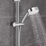 Душевой гарнитур GROHE Tempesta Cosmopolitan 100 с мыльницей, 3 режима струи, душевая штанга 600 мм, 9,5 л/мин, хром (27929002)
