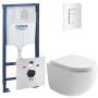 Комплект инсталляции GROHE Rapid SL 3 в 1 с унитазом Пик CN4007 и звукоизоляционным комплектом (NW0780)