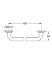 Ручка для ванной GROHE Essentials 450 мм, хром (40793001)