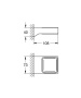 Держатель GROHE Selection Cube, хром, (40865000)