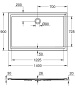Душевой поддон GROHE 1400x900, универсальный, белый (39307000)