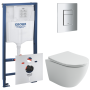 Комплект инсталляции GROHE Rapid SL 4 в 1 с унитазом Уно CN11001T и звукоизоляционным комплектом (NW0826)