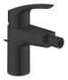 Смеситель для биде GROHE Eurosmart с донным клапаном, S-size, черный матовый (329292433/U), уцененный товар