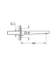 Излив для ванны GROHE Plus, темный графит матовый (13404AL3)