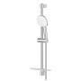 Душевой гарнитур GROHE Tempesta Cube 110 с мыльницей, 3 режима струи, душевая штанга 600 мм, 13,5 л/мин, хром (27929003)
