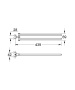 Держатель для полотенца GROHE Essentials Cube двойной, поворотный, хром (40624001)