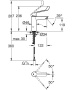 Смеситель для раковины GROHE Eurosmart, M-size, хром (23985003)