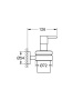 Дозатор жидкого мыла GROHE Essentials с держателем, суперсталь (40448DC1)