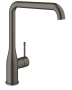 Смеситель для кухни GROHE Essence с поворотным изливом, темный графит матовый (30269AL0)