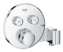 Внешняя часть термостата для душа GROHE Grohtherm SmartControl на 2 потребителя, хром (29120000)