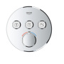 Внешняя часть термостата для душа GROHE Grohtherm SmartControl на 3 потребителя, хром (29121000)