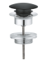 Донный клапан для раковины GROHE, фантомный черный (65807KF0)
