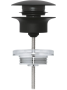 Донный клапан для раковины GROHE, фантомный черный (65807KF0)