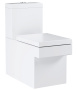 Унитаз напольный с бачком и сиденьем с микролифтом GROHE Cube Ceramic, альпин-белый (NW0037)