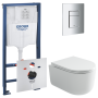 Комплект инсталляции GROHE Rapid SL 4 в 1 с унитазом Ульма CN4006T и звукоизоляционным комплектом (NW0798)