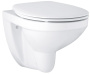 Комплект инсталляции GROHE Rapid SL 4 в 1 с унитазом Bau Ceramic и сиденьем (NW0112)