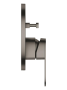 Внешняя часть смесителя для ванны GROHE Plus с переключателем на 2 положения, темный графит матовый (24060AL4)