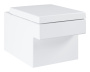 Унитаз подвесной с сиденьем с микролифтом GROHE Cube Ceramic, альпин-белый (NW0038)