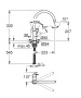 Смеситель для кухни GROHE BauLoop, хром (31232001)