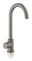 Комплект для кухни GROHE Red Mono II с бойлером M-size, с вертикальным вентилем с C-образным изливом, темный графит матовый (30085AL1)