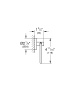 Держатель для туалетной бумаги без крышки GROHE Essentials, никель матовый (40689EN1)