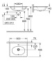 Раковина подвесная GROHE Essence Ceramic, 60 см, альпин-белый (3956500H)