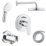 Готовый комплект для душа GROHE Eurosmart Cosmopolitan скрытого монтажа, хром (NSB0175)
