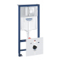 Комплект инсталляции GROHE 38775001 с унитазом Aquatek ЛИБРА New и сиденьем с микролифтом (NW0147)