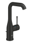 Смеситель для раковины GROHE Essence с донным клапаном, L-size, матовый черный (326282431)
