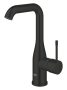 Смеситель для раковины GROHE Essence с донным клапаном, L-size, матовый черный (326282431)