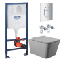 Комплект инсталляции GROHE Rapid SL NW0145/S с унитазом Aqueduto MACIO MAC0130 и раковиной Aqueduto ESPIRAL ESP0230 (NW0445)