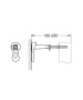 Комплект инсталляции GROHE 38775001 с унитазом AQUAme AQM2002 и сиденьем с микролифтом (NW0167/S)