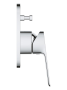 Внешняя часть смесителя GROHE Cubeo, хром (1018310000)