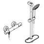 Термостат для душа GROHE Grohtherm 1000 Cosmopolitan M с душевым гарнитуром, хром (34321002)