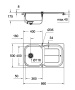 Мойка из нержавеющей стали с корзинчатым вентилем, K300 45-S 86/50 (31563SD0)