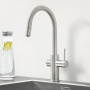 Смеситель для кухни GROHE Blue Professional, Wi-Fi, суперсталь (31325DC2)