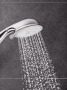 Душевой гарнитур GROHE Tempesta Rustic 100 с мыльницей, 4 режима струи, душевая штанга 600 мм, 9,5 л/мин, хром (27609001)