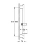 Душевая штанга GROHE Rainshower SmartActive 900 мм, теплый закат глянец (26603DA0)