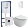 Комплект инсталляции GROHE Rapid SL 3 в 1 с унитазом Метрополь CN4002T и звукоизоляционным комплектом (NW0784)
