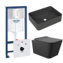 Комплект инсталляции GROHE Rapid SL 38772SH0 с унитазом Aqueduto MACIO MACT2140 и раковиной Aqueduto ESPIRAL ESP0440 (NW0651)