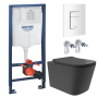 Комплект инсталляции GROHE Rapid SL 38772SH0 с унитазом Aqueduto MACIO Plus MACТ0240 и раковиной Aqueduto ESPIRAL ESP0240 (NW0476)