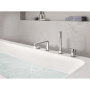 Смеситель для ванны GROHE Lineare на 4 отверстия, хром (19577001)