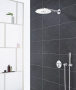 Внешняя часть термостата для душа GROHE Grohtherm SmartControl на 3 потребителя, белая луна (29904LS0)
