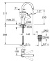 Смеситель для раковины GROHE BauEdge, L-size, хром (23911001)