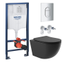 Комплект инсталляции GROHE Rapid SL NW0145/S с унитазом Aqueduto OVO OVO0140 и сиденьем с микролифтом (NW0211)