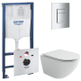 Комплект инсталляции GROHE Rapid SL 4 в 1 с унитазом Альба CN11005T и звукоизоляционным комплектом (NW0822)