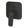 Внешняя часть смесителя для ванны GROHE Cubeo, матовый черный (1017782430)