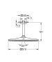 Верхний душ GROHE Rainshower Mono 310 Cube, 9,5 л/мин, 1 режим, 142 мм, теплый закат матовый (26566DL0)