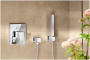 Душевой набор GROHE Euphoria Cube, 1 режим, 1250 мм, 9,5 л/мин, хром (26405000)