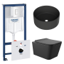 Комплект инсталляции GROHE Rapid SL 38772SH0 с унитазом Aqueduto MACIO MAC0140 и раковиной Aqueduto ESPIRAL D400 ESP0140 (NW0428)